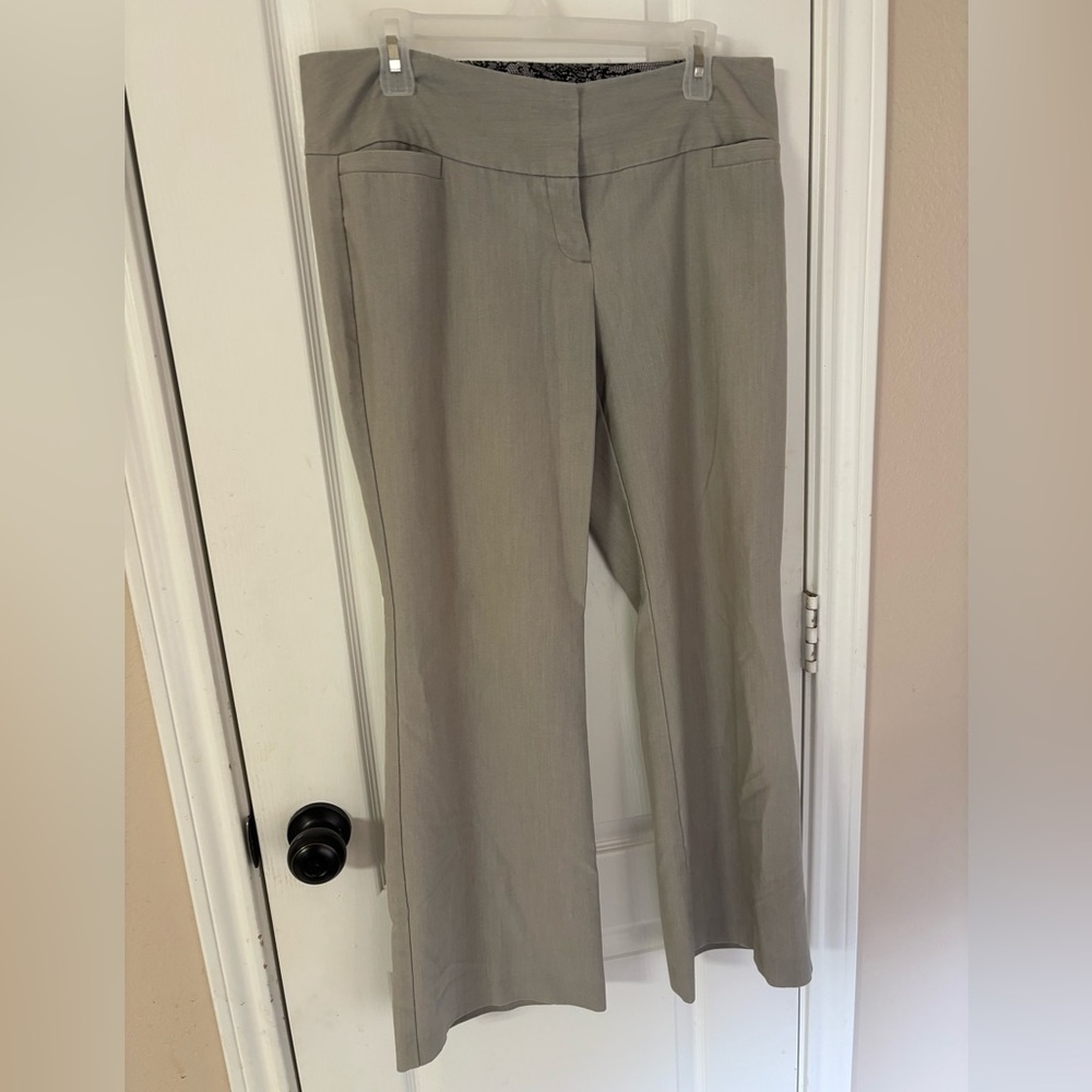 Metaphor Women's Gray/Light Tan Boot Cut Pants. 8 short‎